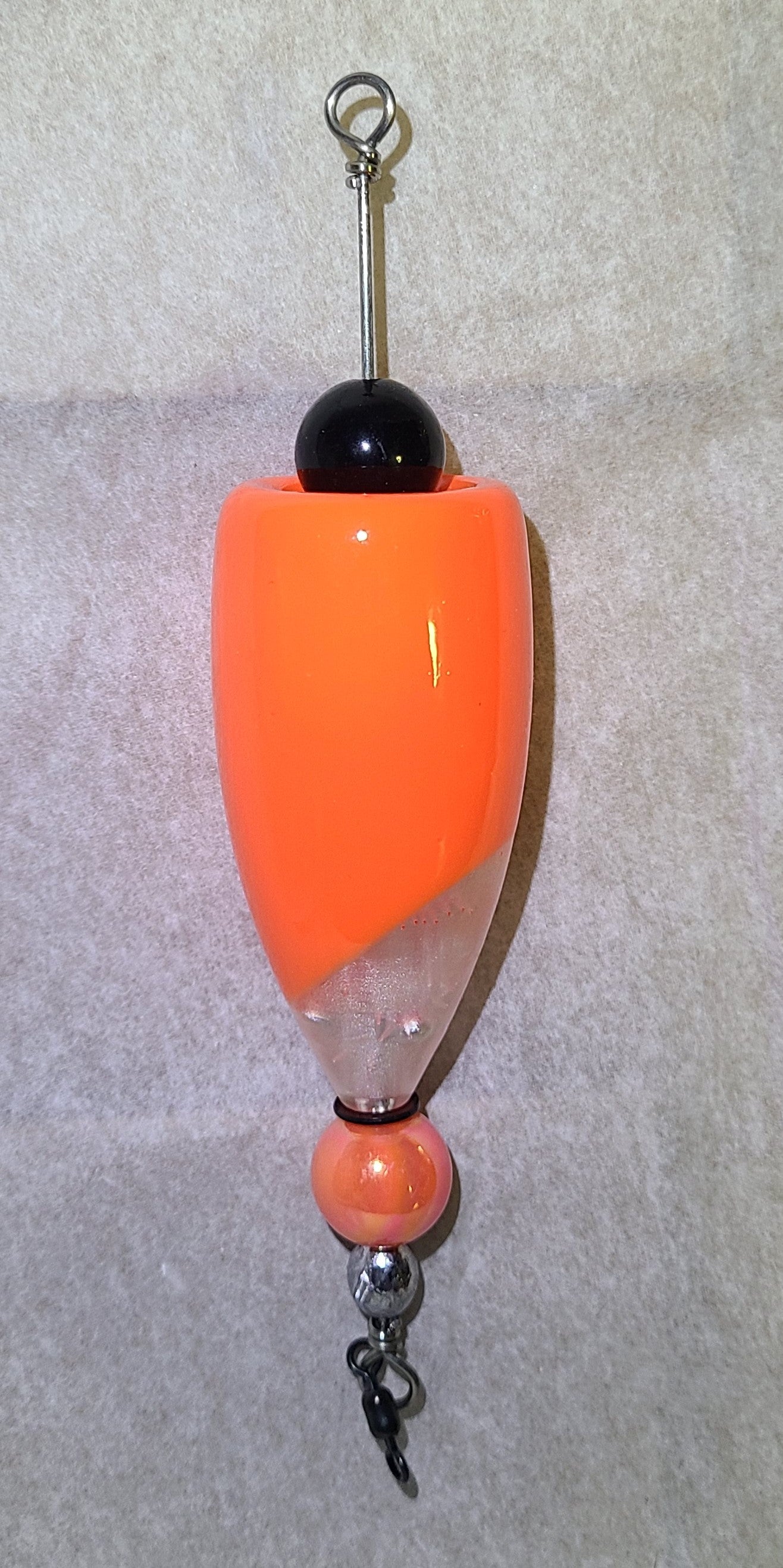 Lil' Buoy (Midsize Cork) - Orange - Handcrafted Popping Cork (2.7")
