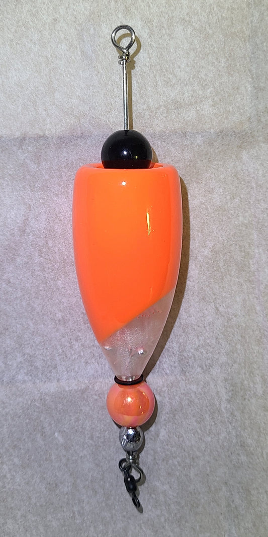 Lil' Buoy (Midsize Cork) - Orange - Handcrafted Popping Cork (2.7")