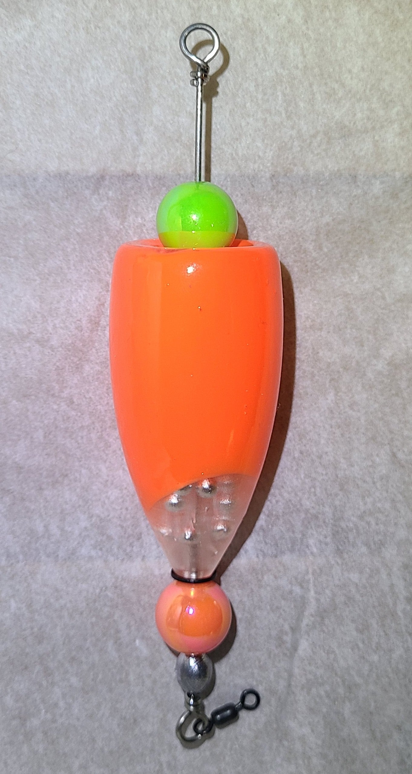 Lil' Buoy (Midsize Cork) - Orange - Handcrafted Popping Cork (2.7")