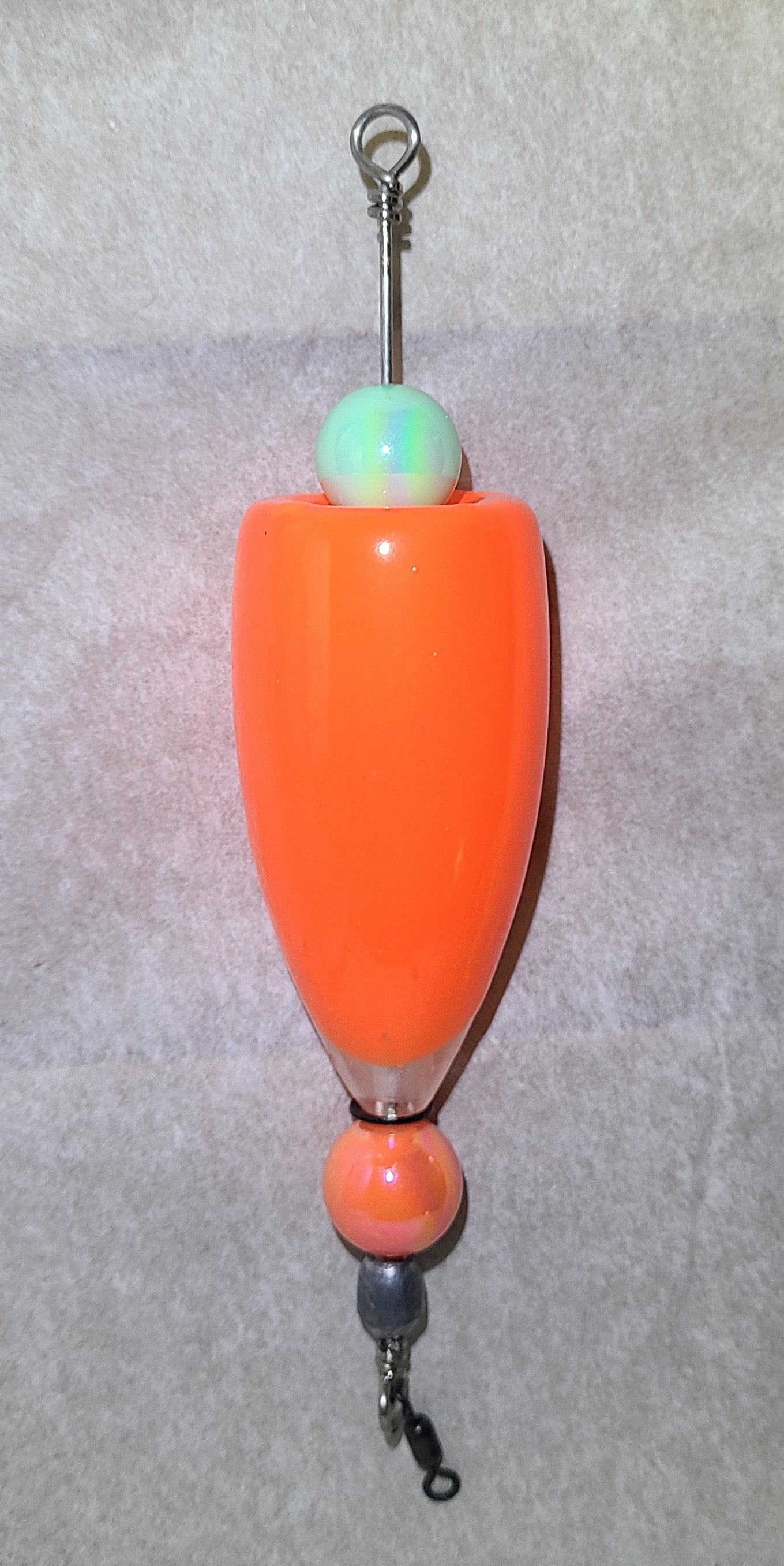 Lil' Buoy (Midsize Cork) - Orange - Handcrafted Popping Cork (2.7")